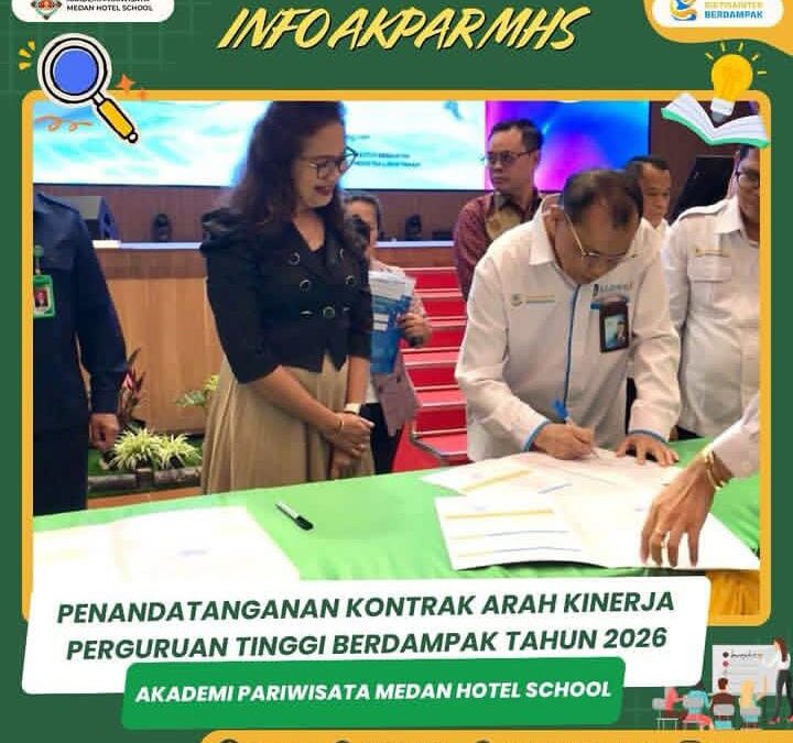 Penandatanganan Kontrak Arah Kinerja Perguruan Tinggi Berdampak Tahun 2026